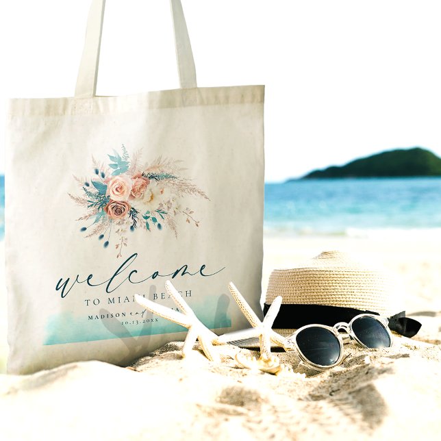 Beach Destination Wedding Tote Bag (Creator Uploaded)