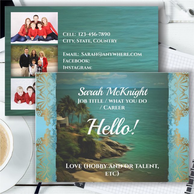 Beach Dream Hello 0026 Calling Card (Creator Uploaded)
