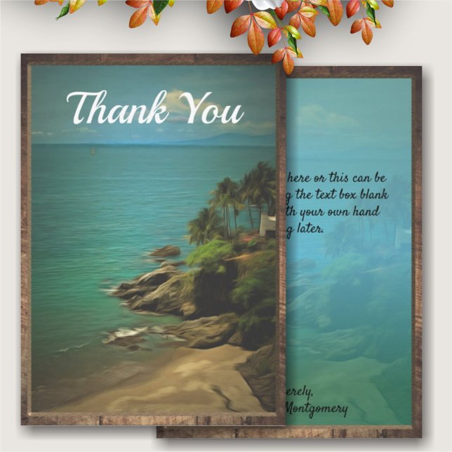 Beach Dream Thank You 0026  Card (Creator Uploaded)