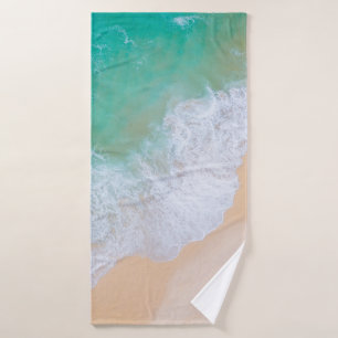 BEACH DURING DAYTIME BATH TOWEL