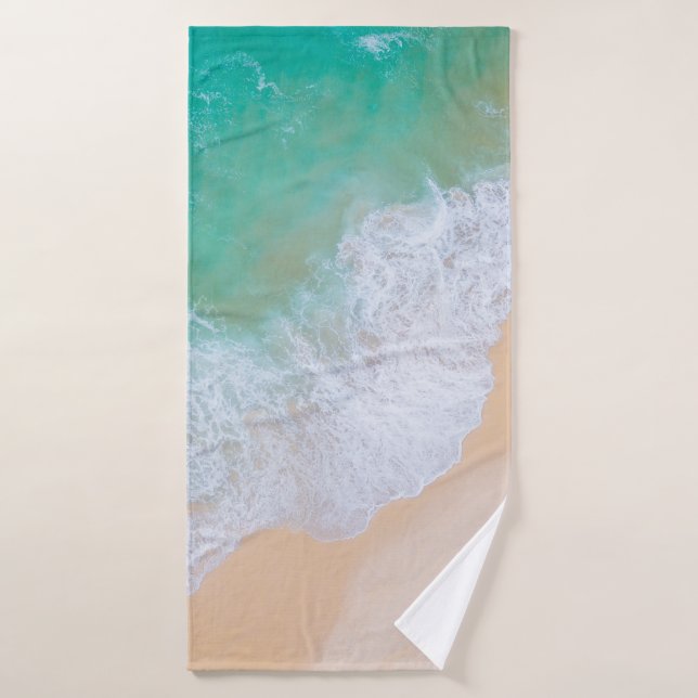 BEACH DURING DAYTIME BATH TOWEL (Bath Towel)