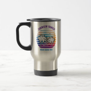 Beach Family Reunion Custom Cruise Summer Vacation Travel Mug