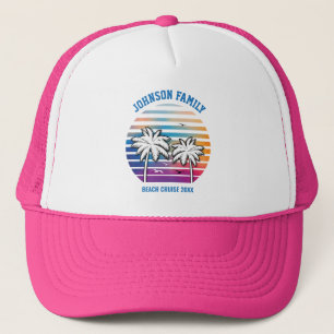 Beach Family Reunion Custom Cruise Summer Vacation Trucker Hat