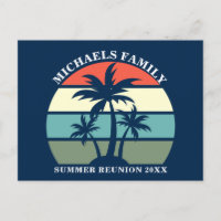 Beach Family Reunion Sunset Island Custom Party
