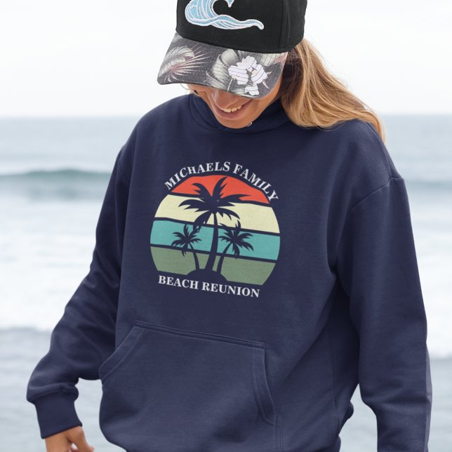 Beach Family Reunion Sunset Island Custom Vacation Hoodie (Creator Uploaded)