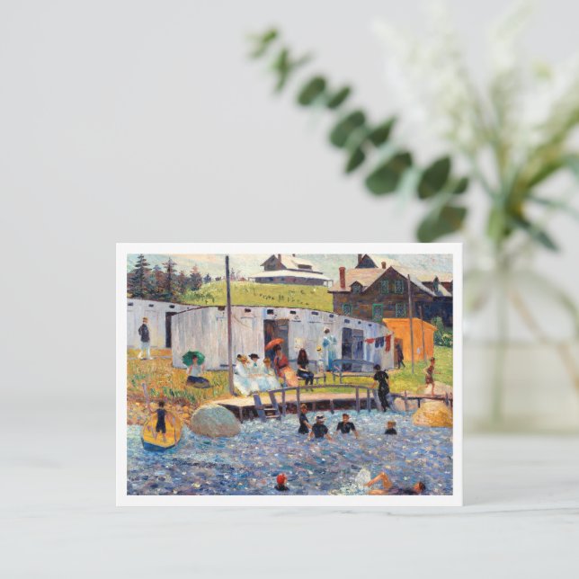 Beach famous landscape Postcard (Standing Front)