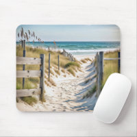 Beach Fence And Dune Grass