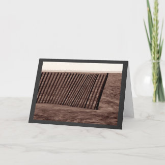 Beach Fence Card