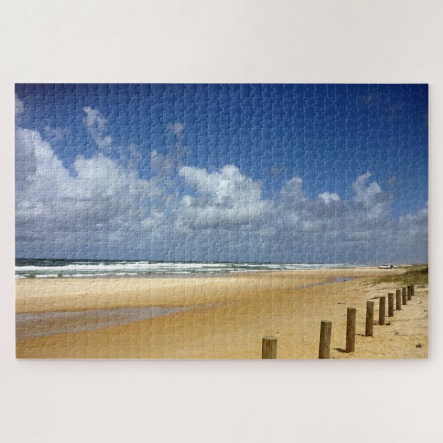 beach fence jigsaw puzzle (Horizontal)