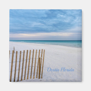Beach Fence Morning Destin Florida Magnet