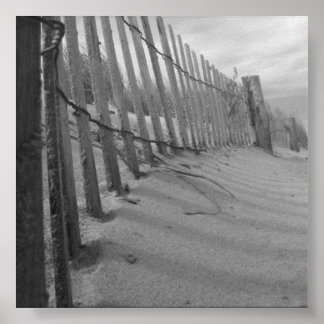 BEACH FENCE POSTER