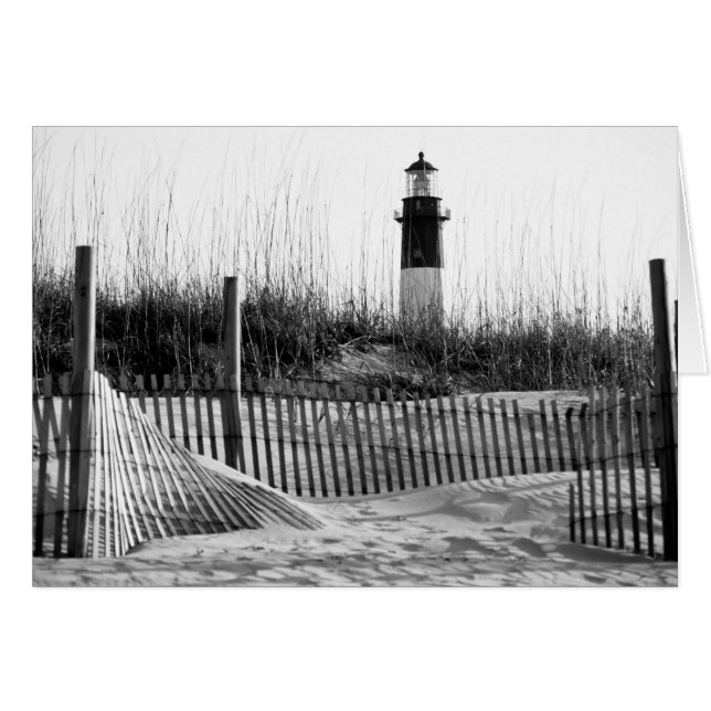 Beach Fences And Lighthouse (Front Horizontal)