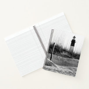 Beach Fences And Lighthouse Notebook
