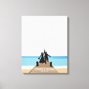 Beach Fingerprint Balloon Guestbook