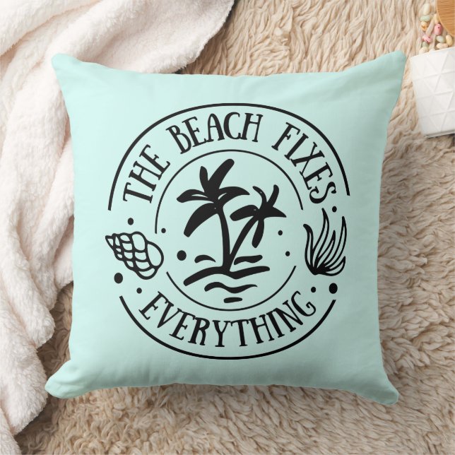 Beach Fixes Everything Cushion (Blanket)