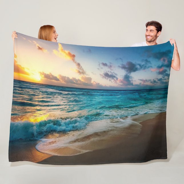 Beach Fleece Blanket (In Situ)