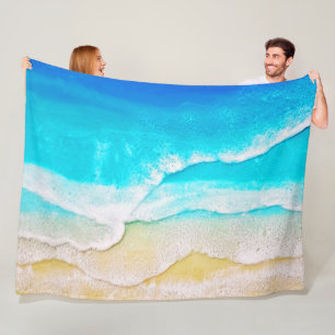 Beach Fleece Blanket