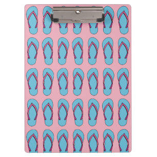 Beach Flip Flops Clipboard