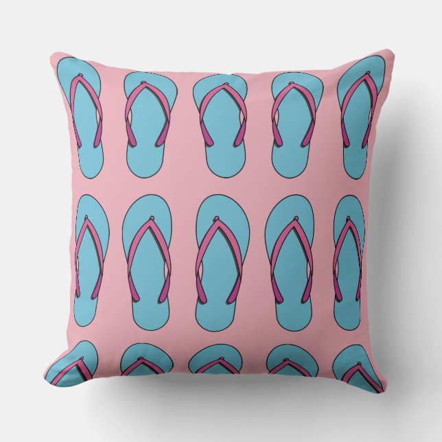 Beach Flip Flops Cushion (Front)