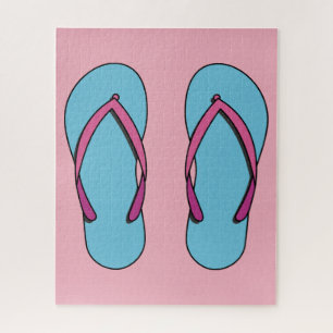 Beach Flip Flops Jigsaw Puzzle