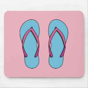 Beach Flip Flops Mouse Pad