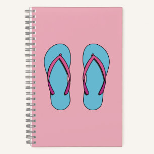 Beach Flip Flops Notebook