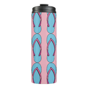 Beach Flip Flops Thermal Tumbler