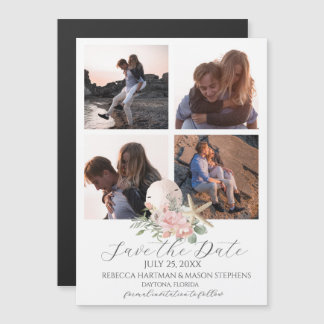 Beach Floral Sand Dollar and Starfish Multi Photo