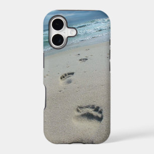 Beach Footprints Phone Case