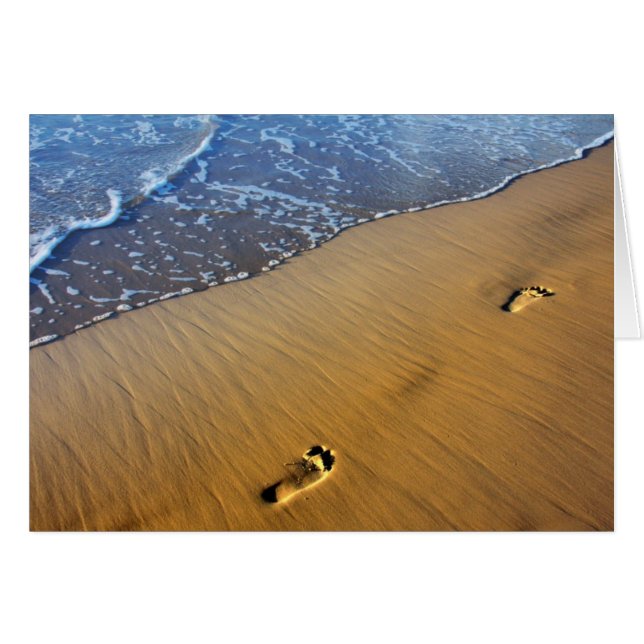 Beach Footsteps (Front Horizontal)