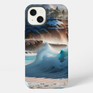 Beach Front Ocean Waves Landscape 1 iPhone 13 Case