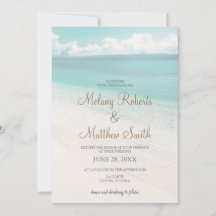 Beach Front Seaside Beach Themed Wedding