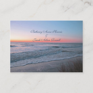 Beach Front View Direction Cards