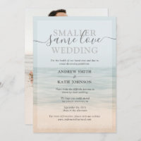 Beach Front Vintage Hawaiian Downsize Wedding