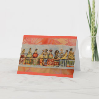 Beach fruit bums card