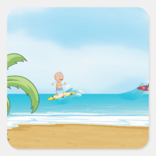 Beach Fun Stickers