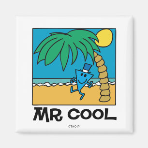 Beach Fun With Mr. Cool Magnet