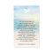 Beach Funeral Memorial Prayer Photo Card