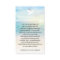 Beach Funeral Memorial Prayer Photo Card