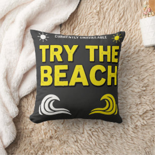 Beach Funny Vacation Cushion