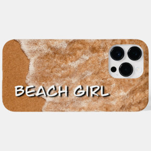 Beach girl, sandy beach and waves  Case-Mate iPhone 14 pro max case