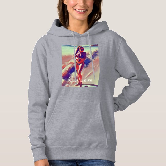 Beach Girl Thunder_Cove Hoodie (Front)