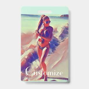 Beach Girl Thunder_Cove ID Badge