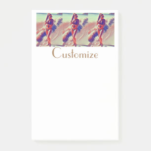 Beach Girl Thunder_Cove  Post-it Notes