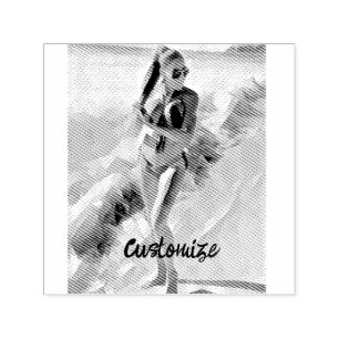 Beach Girl Thunder_Cove Self-inking Stamp