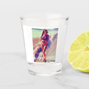 Beach Girl Thunder_Cove Shot Glass