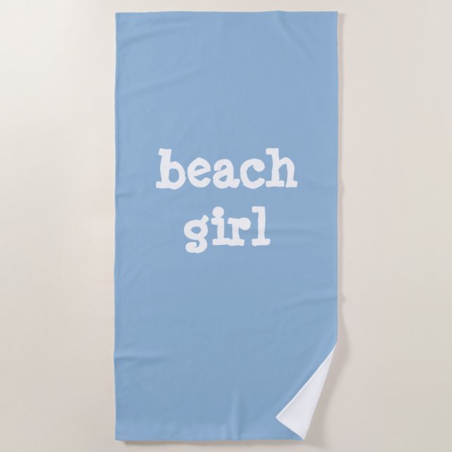 beach girl towel (Front)