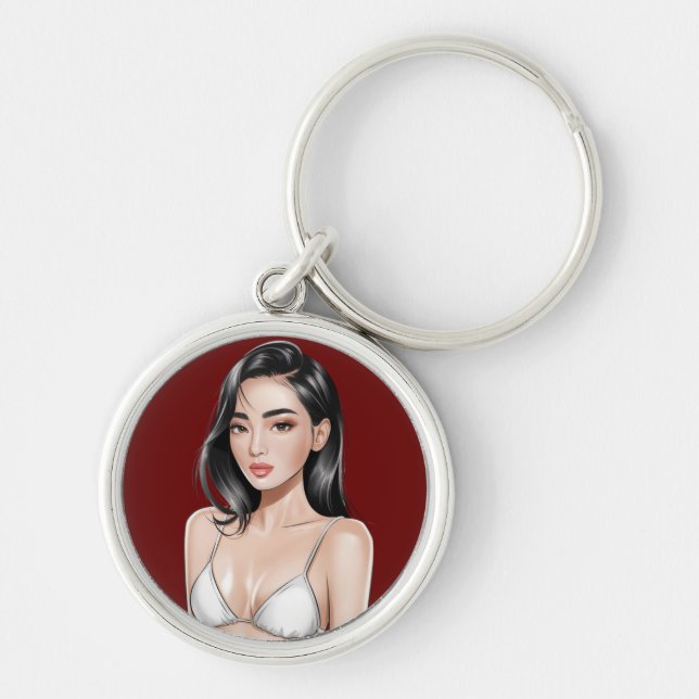 Beach Glam Keychain (Front)