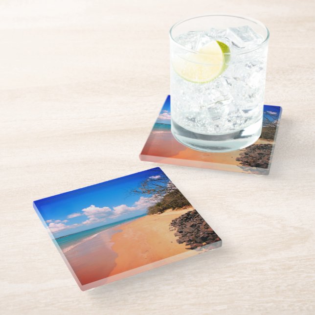 Beach Glass Coaster (Angled)