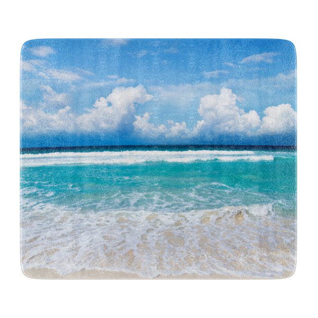 Beach Glass Cutting Board (Front)